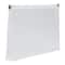 JAM Paper 4.5" x 6.5" Clear Plastic Zip Closure Envelopes, 12ct.